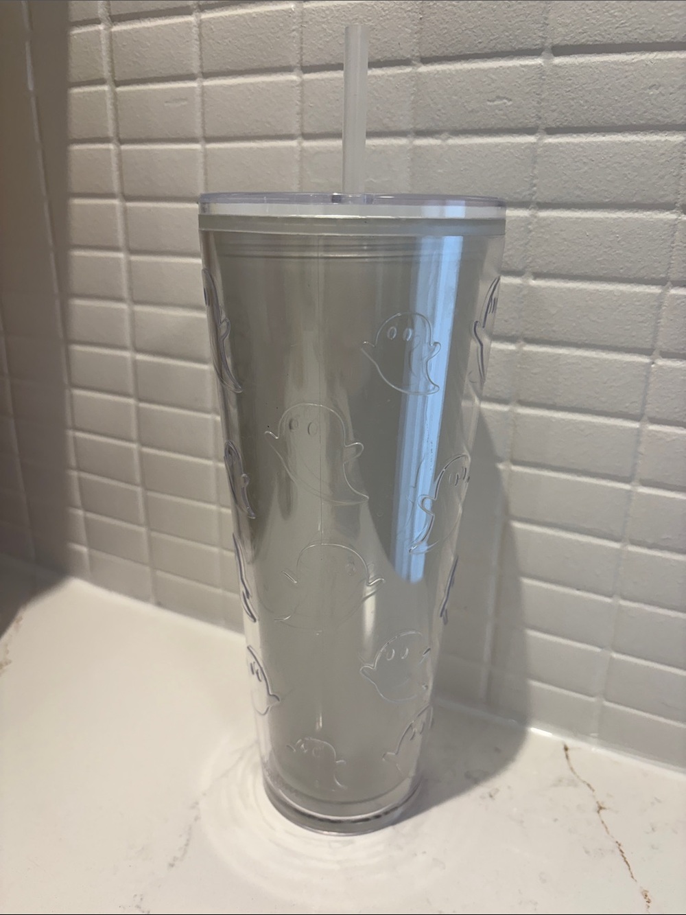 TIM HORTONS Ghost Tumbler Glow In The Dark
